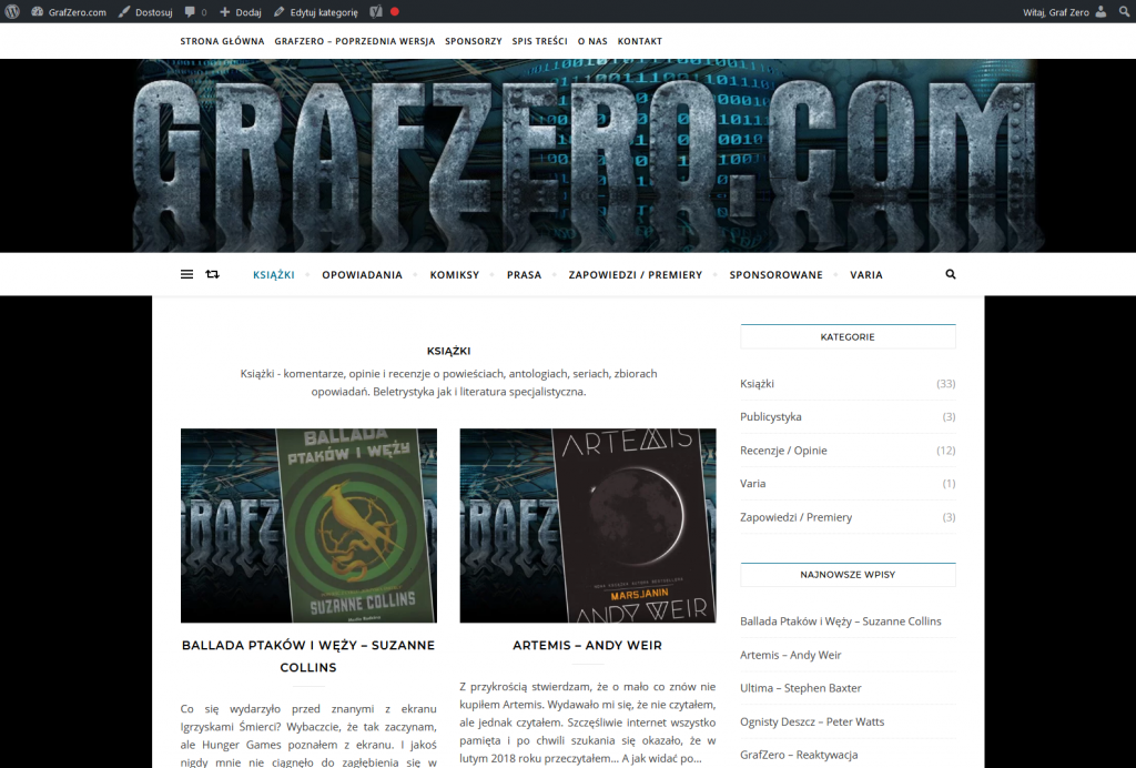 GrafZero.com Blog Książki Literatura