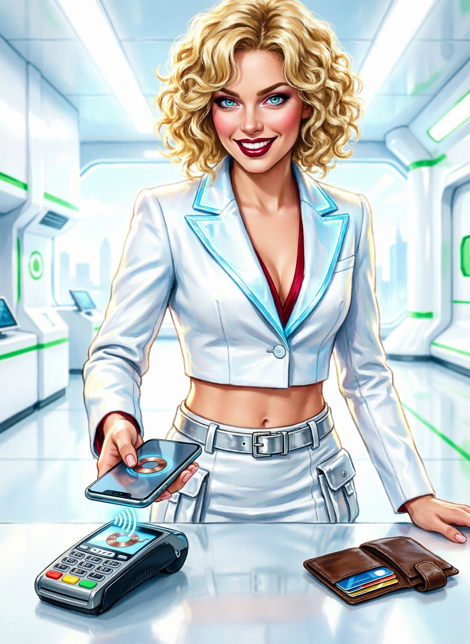 Ilustracja Technologie IT - Biznes i Firma