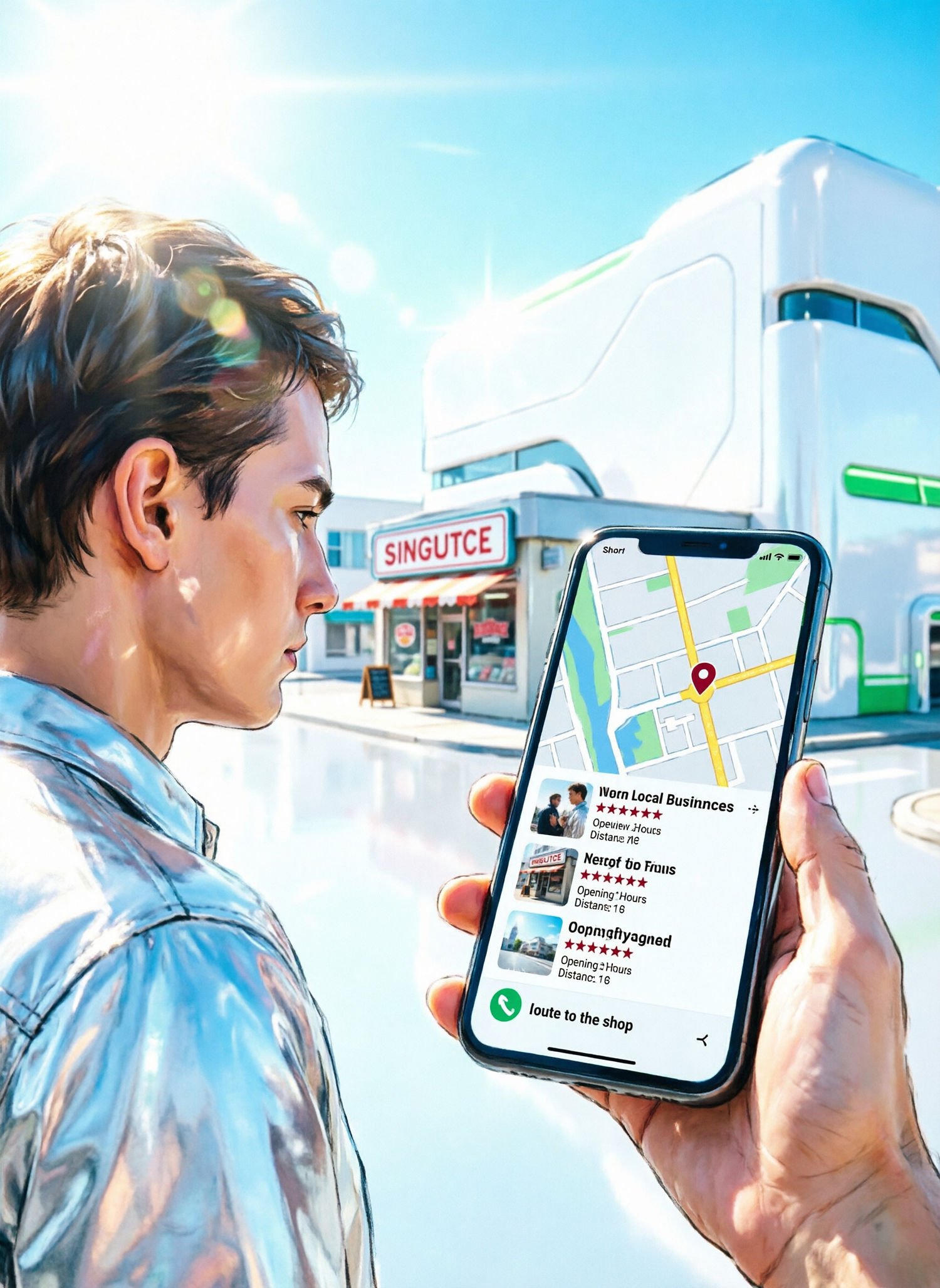 Ilustracja Technologie IT - Biznes i Firma