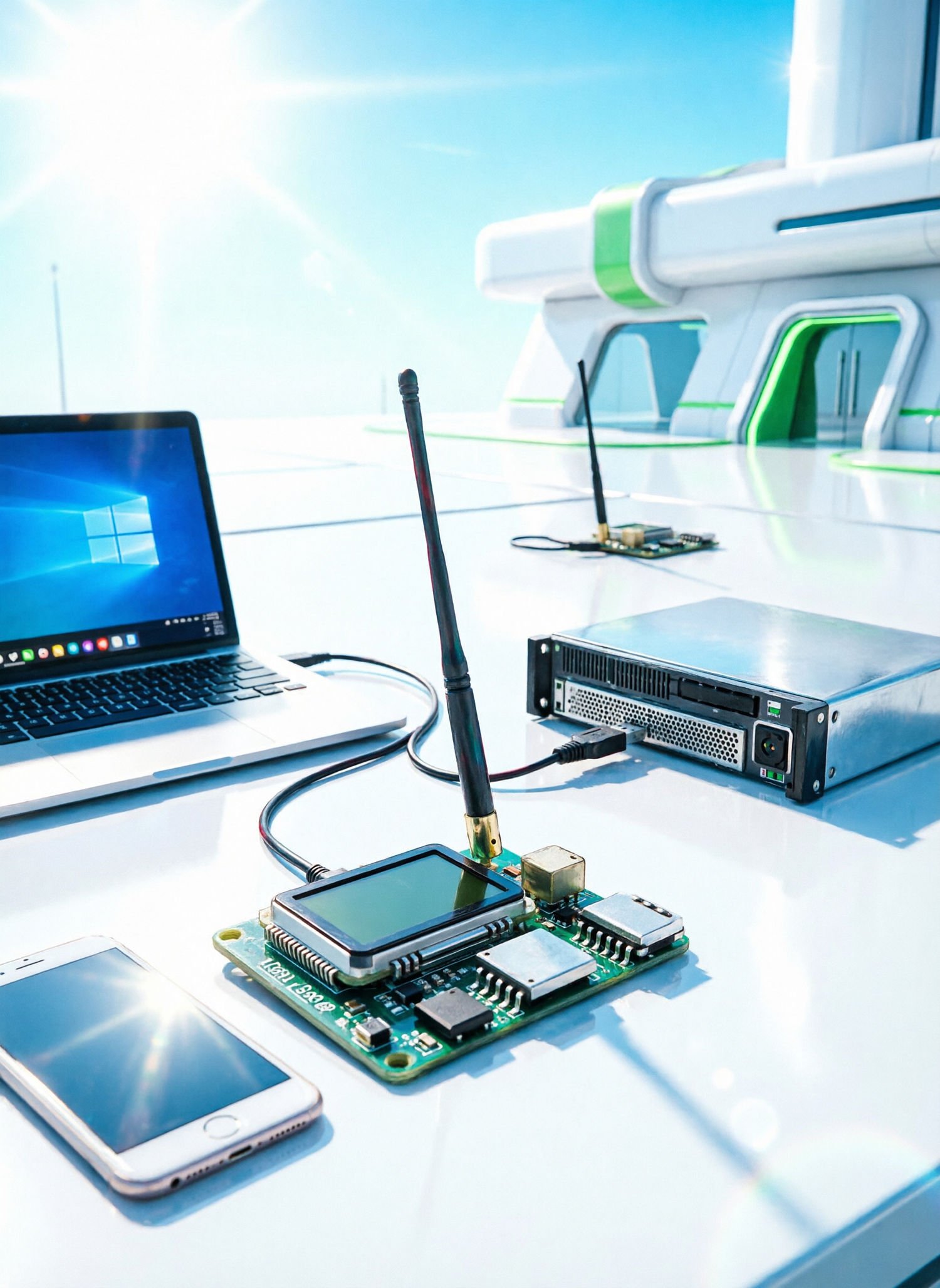 Ilustracja Technologie IT - Biznes i Firma
