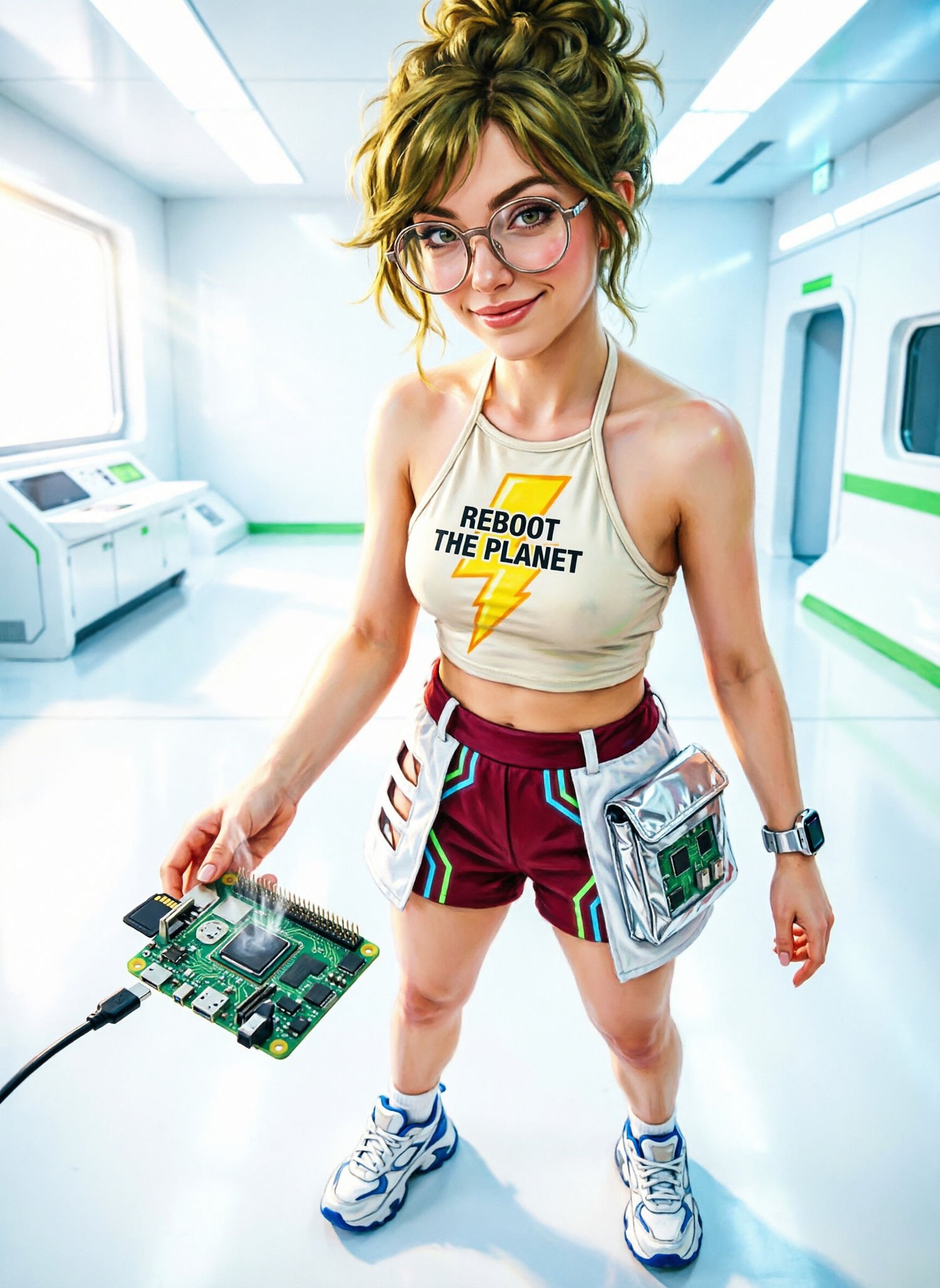 Ilustracja Linux. Sotware. Oprogramowanie.