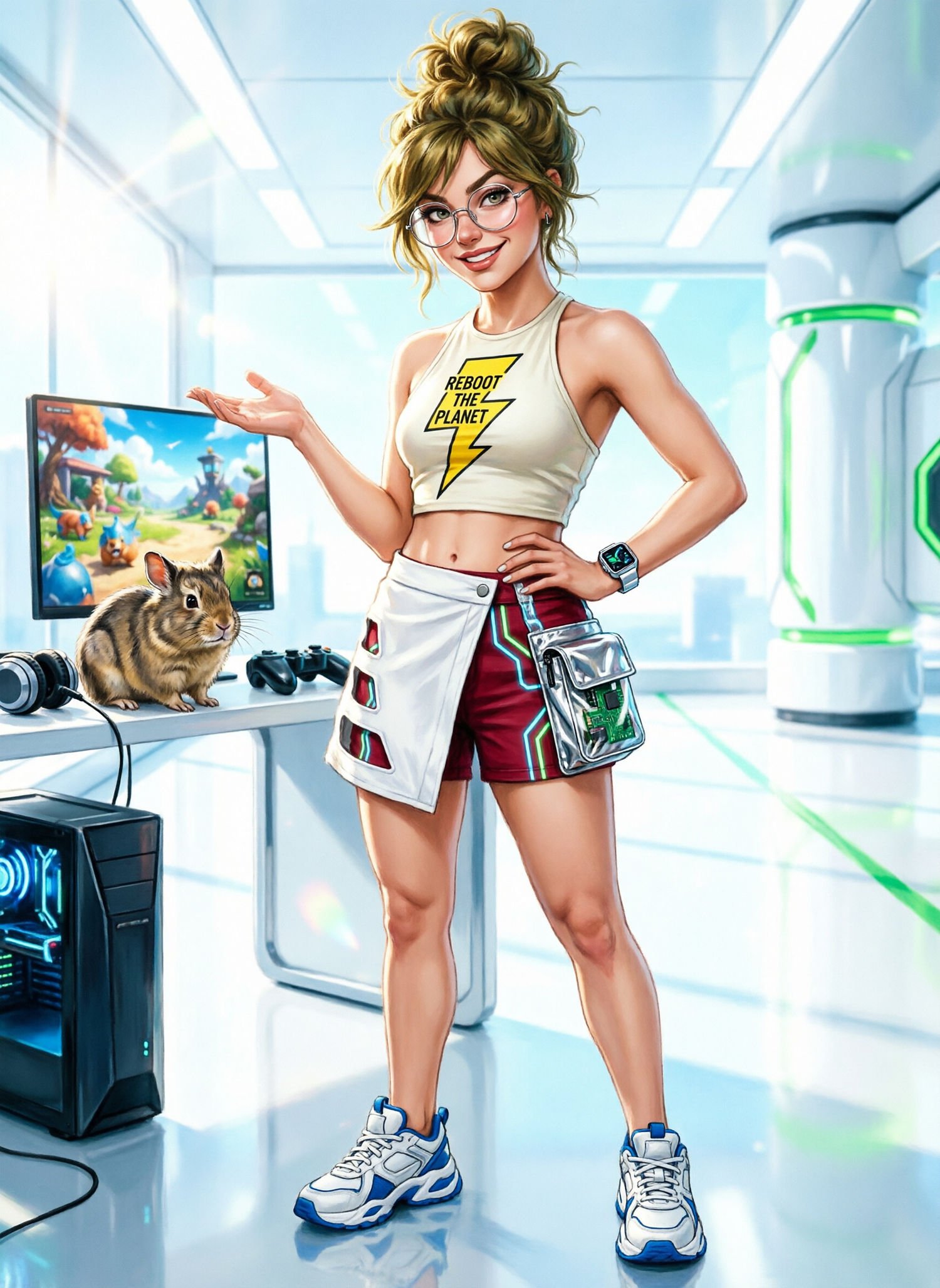 Ilustracja Linux. Sotware. Oprogramowanie.