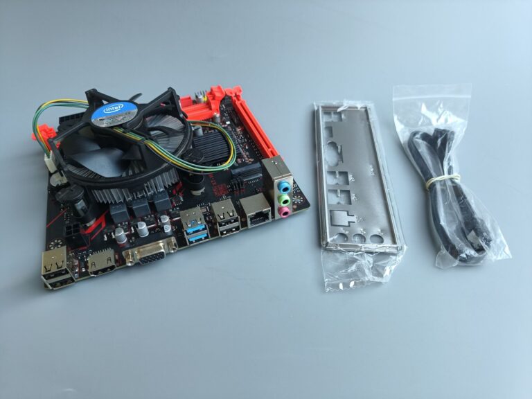 Sprzedam: Zestaw płyta mini ITX LGA 1155 B75 + Pentium G860 + Chłodzenie CPU